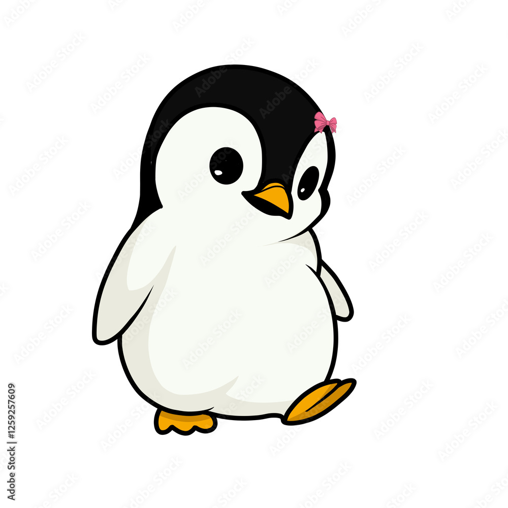 Obraz premium penguin character