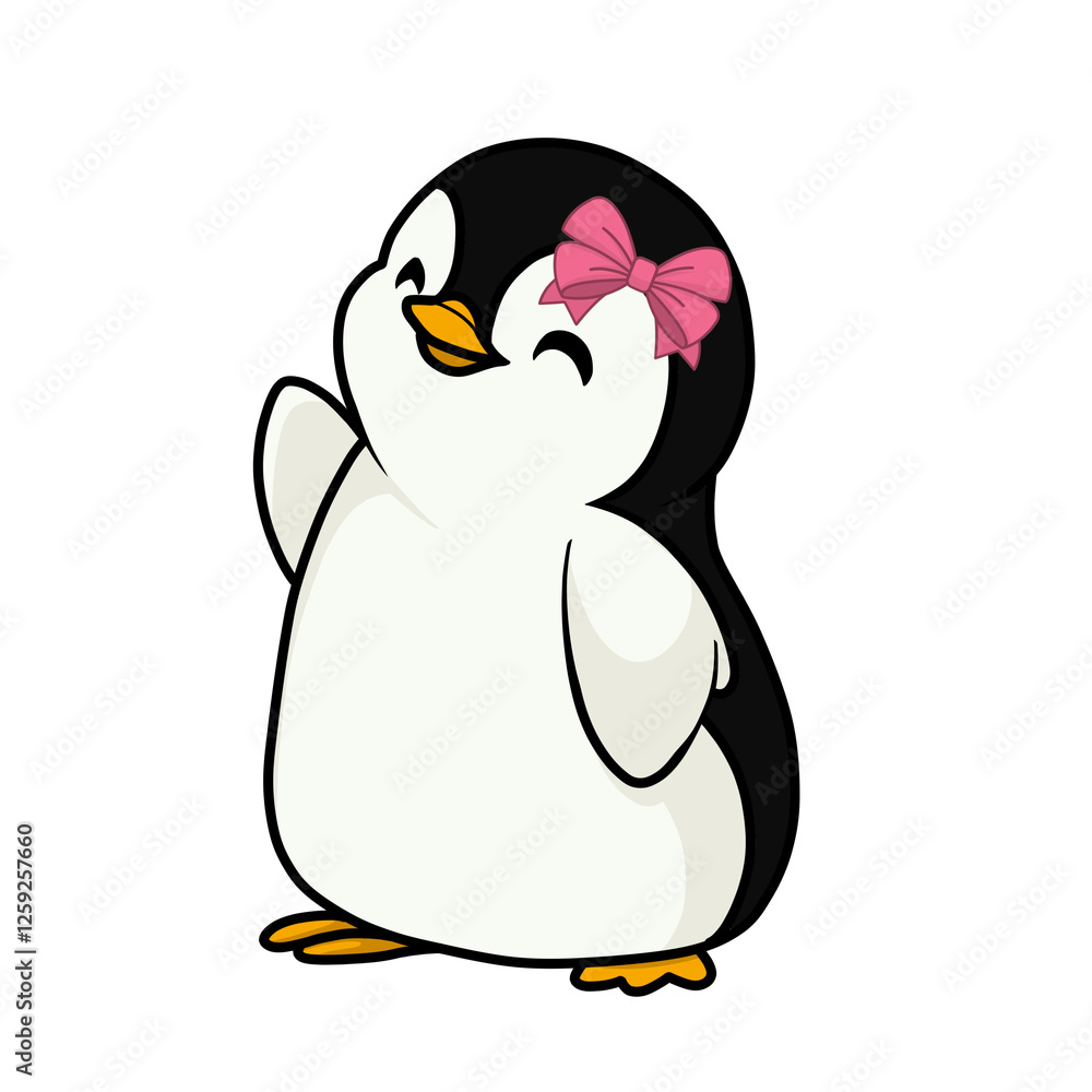 Fototapeta premium penguin character