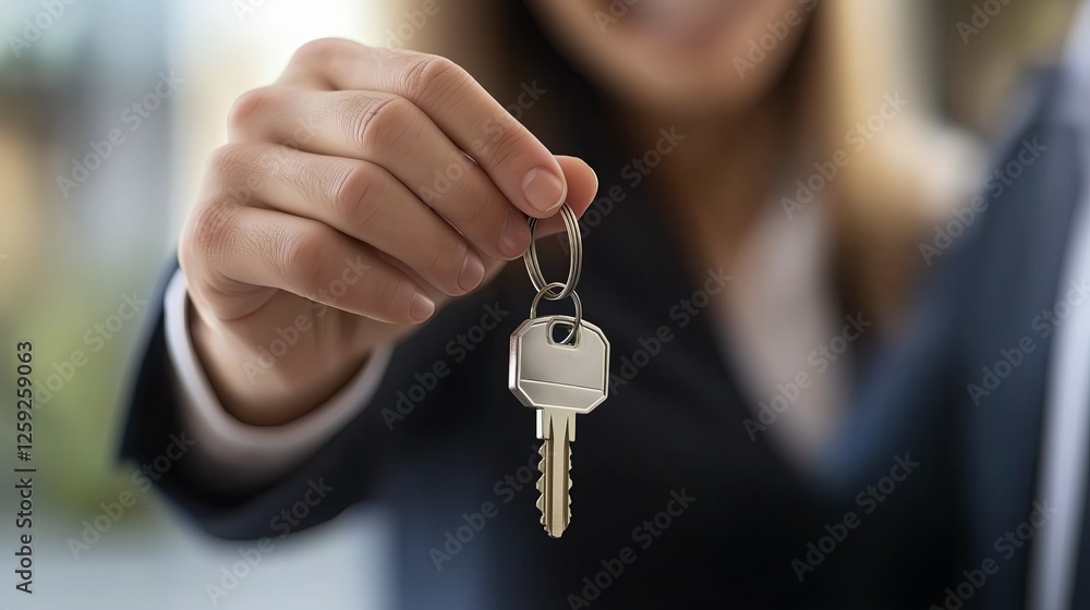 A real estate agent handing over house keys to a happy couple or family, symbolizing homeownership, property investment, and a fresh start.
A real estate agent handing over house keys to a happy couple or family, symbolizing homeownership, property investment, and a fresh start.