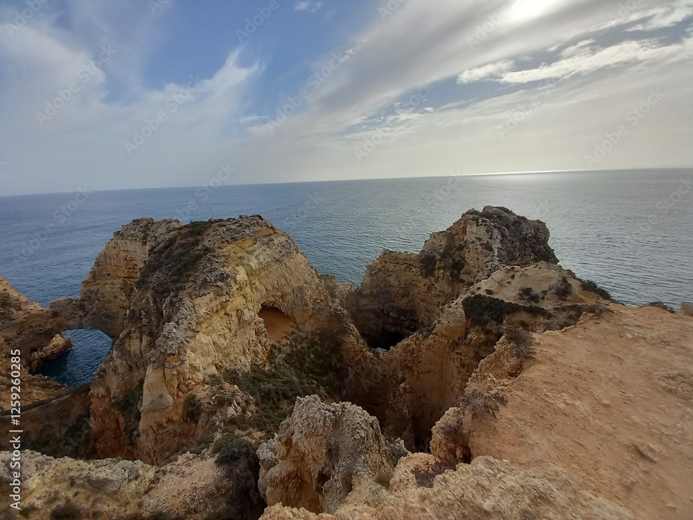rocks and sea in Lagos