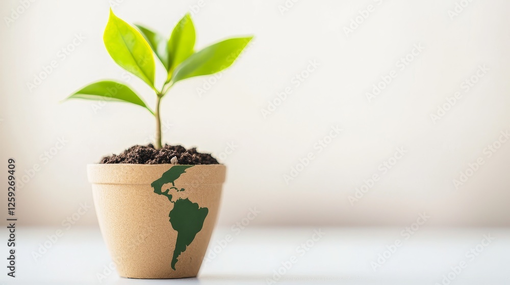 Nurturing a young plant indoor setting macro photography minimalist environment close-up view growth concept Nurturing a young plant indoor setting macro photography minimalist environment close-up view growth concept