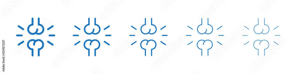 Joint icon Symbol collection thin outline set Joint icon Symbol collection thin outline set