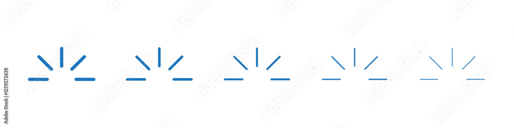 Lawn sprinkler icon Symbol collection thin outline set Lawn sprinkler icon Symbol collection thin outline set