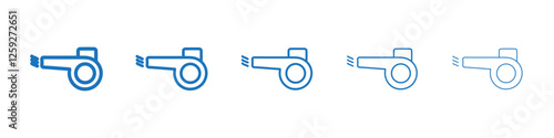 Leaf blower icon Symbol collection thin outline set
