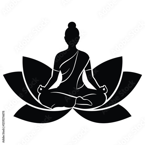 Serene Buddha in Lotus Pose