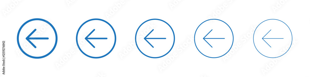 Previous icon Symbol collection thin outline set Previous icon Symbol collection thin outline set