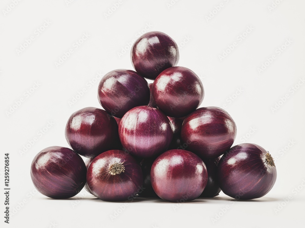 Pyramid of Red Onions Pyramid of Red Onions