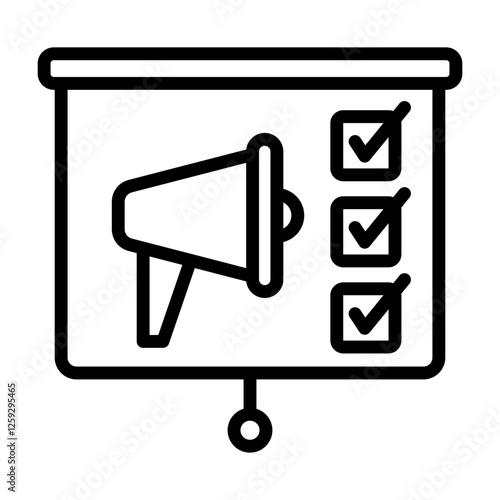 Marketing Plan Icon