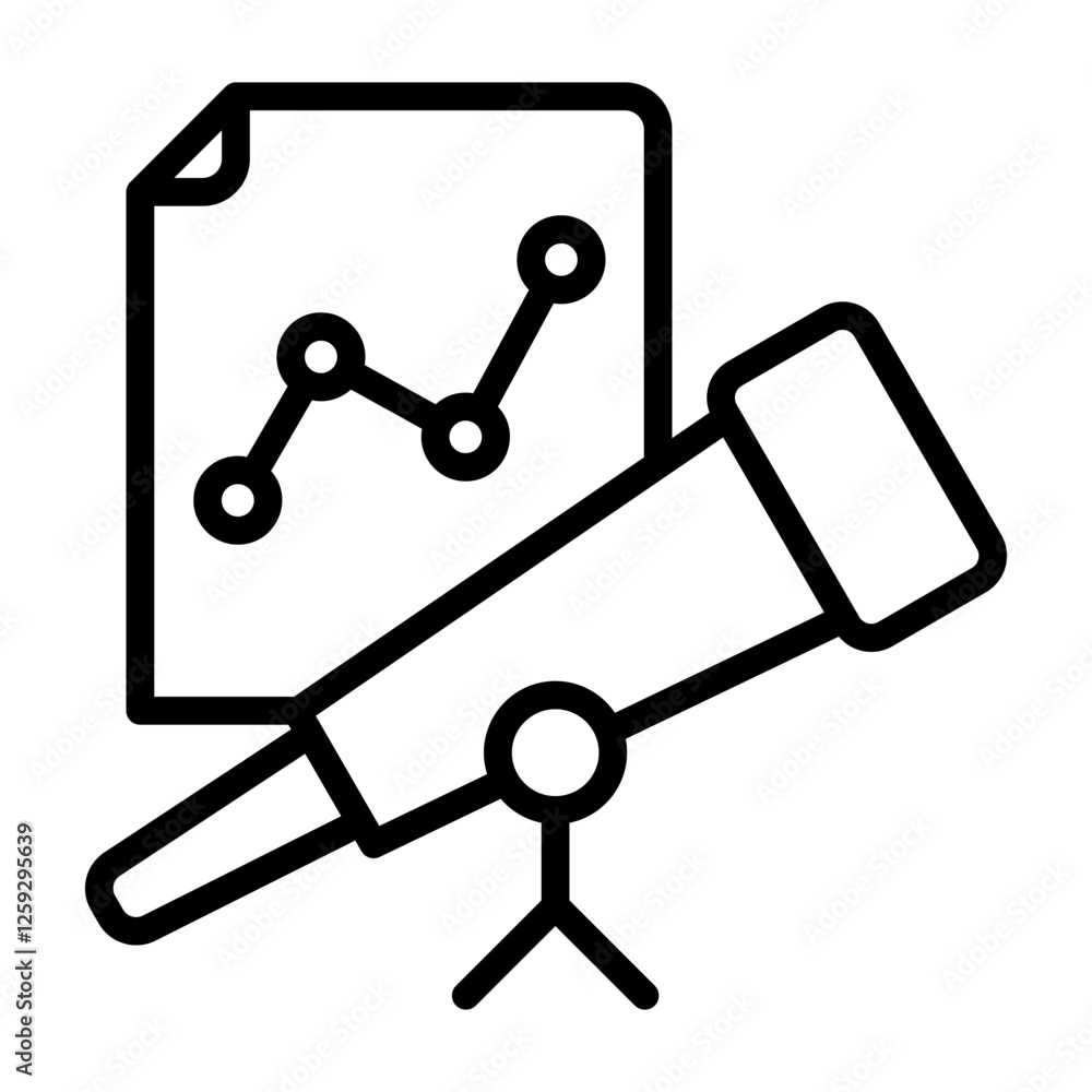 Financial Forecasting Icon Financial Forecasting Icon