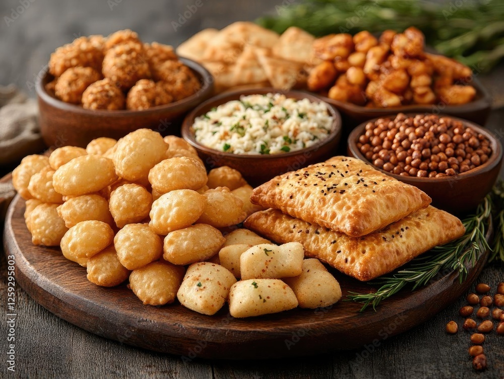 Savory Snacks: Fried Bites, Pastry, & Grains Savory Snacks: Fried Bites, Pastry, & Grains