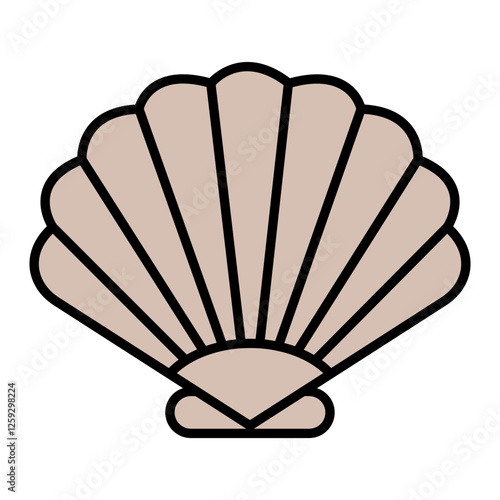 Scallop lineal color