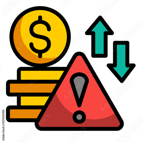 Financial Risk Icon