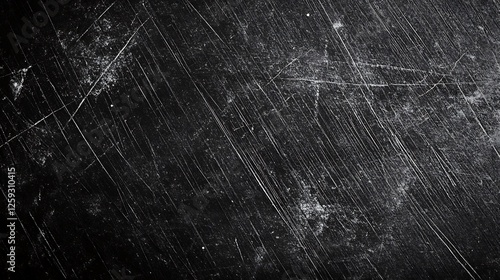 Scratched dark surface texture background