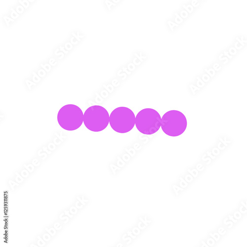 streptococcus pneumoniae bacteria flat style