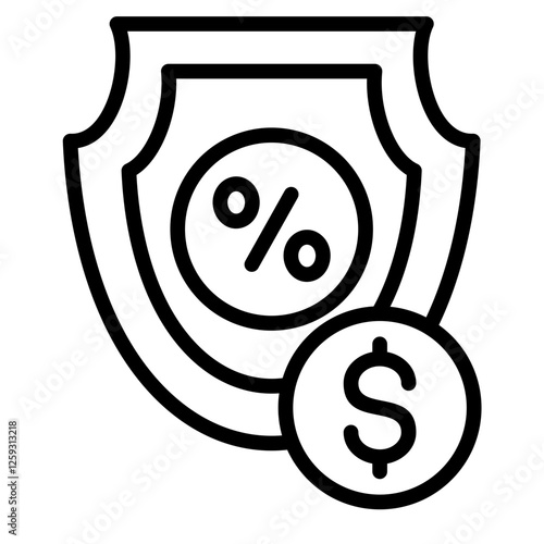 Tax Shield Icon