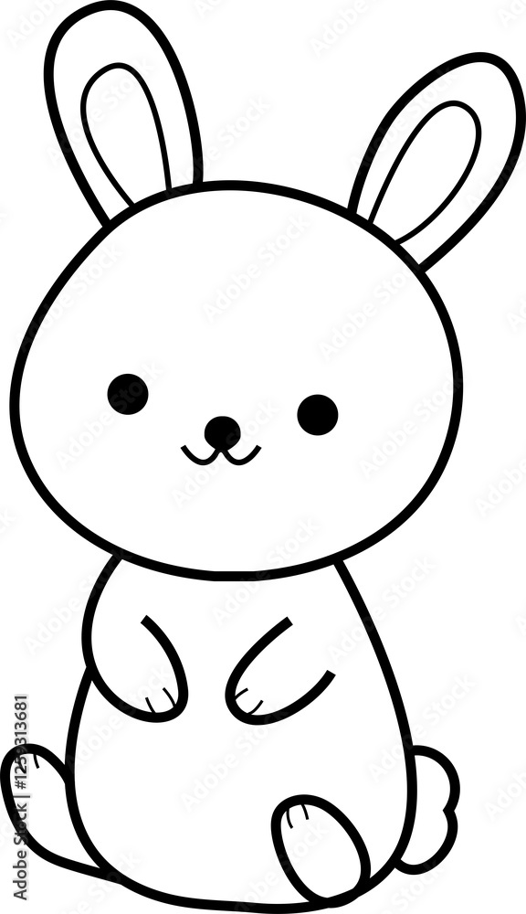 cute rabbit animal cartoon ,clipart, doodle, Hand drawn style ,png ,illustration cute rabbit animal cartoon ,clipart, doodle, Hand drawn style ,png ,illustration