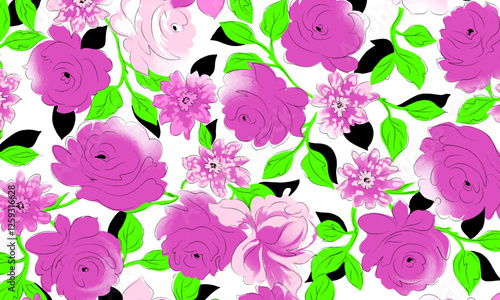 Abstract Flower background suitable for home decore and wallpaper purpose