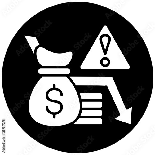 Budget Deficit Icon