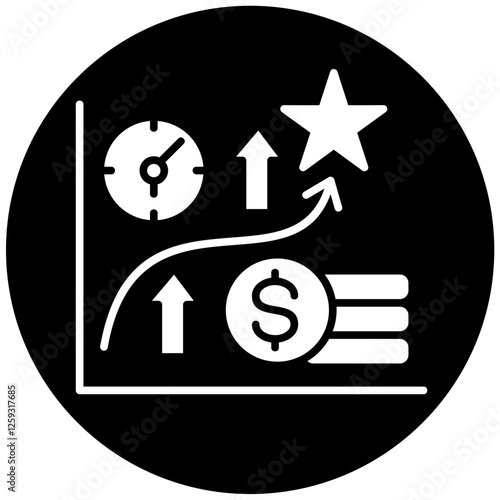 Yield Curve Icon