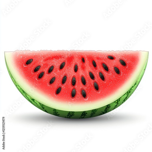 Juicy Watermelon Slice: A Refreshing Summer Treat photo