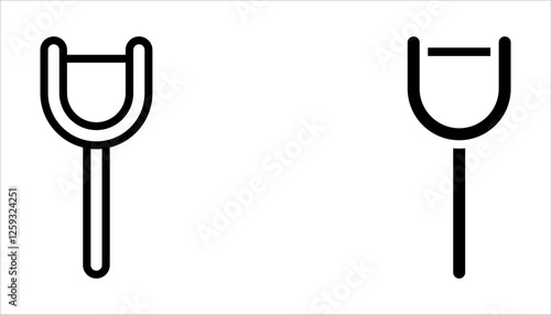 Dental floss icon set. Teeth hygiene symbol. Oral health care sign. Dentist treatment pictogram on white background