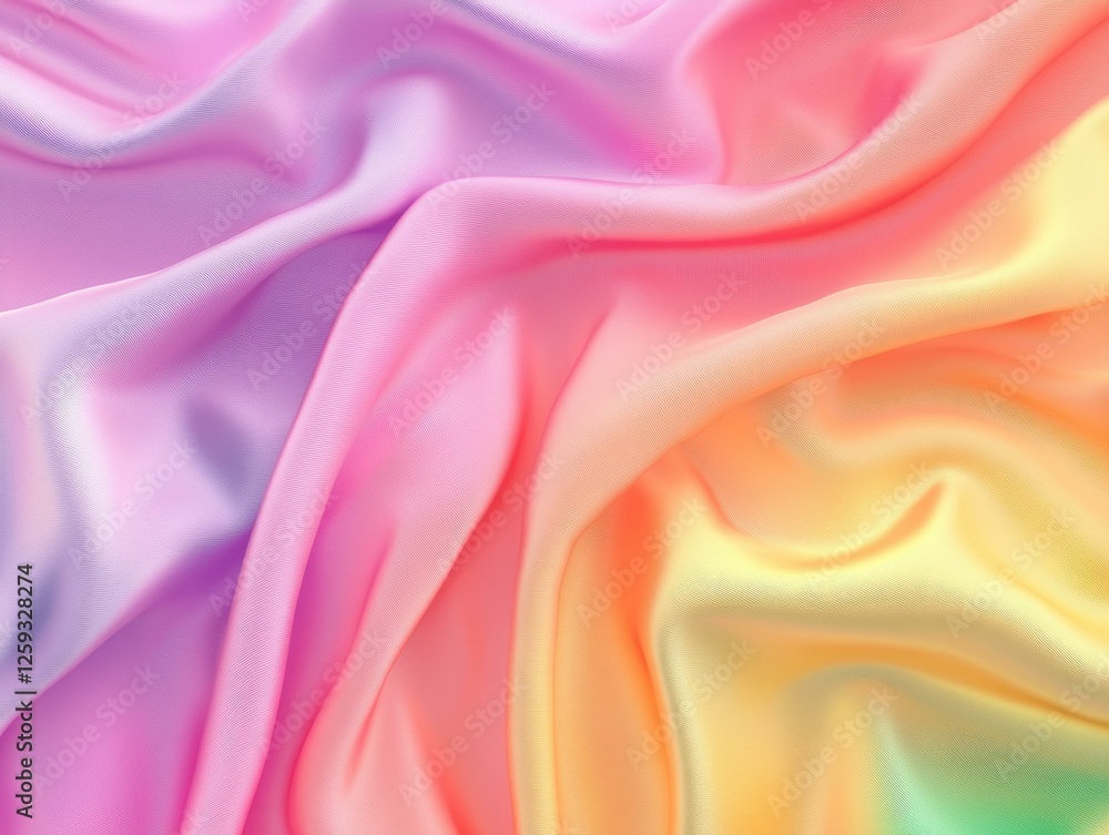 Obraz premium Rainbow Silk Abstract Artistic Backdrop Background