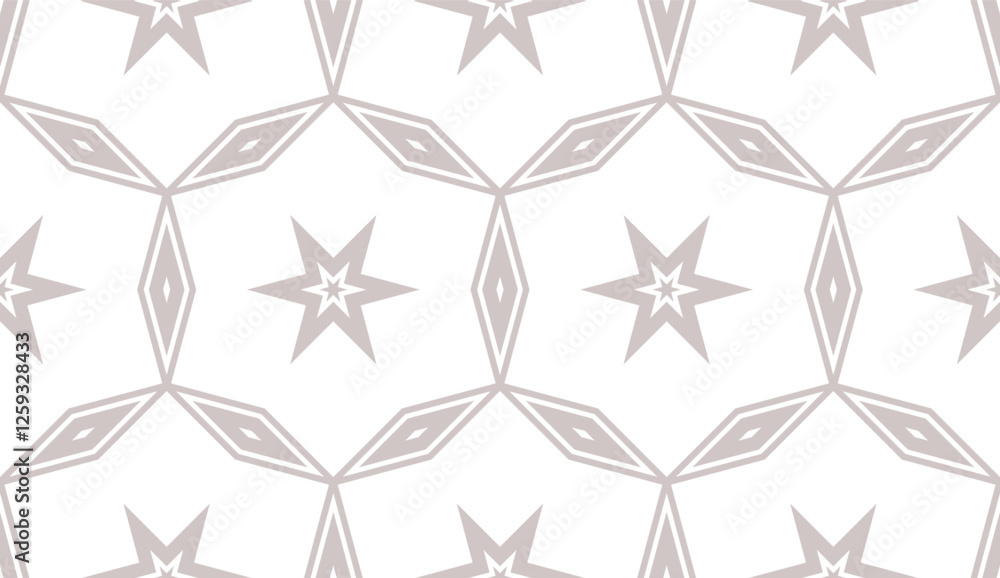Modern seamless geometric ornament. Vector illustration. Line art design. For print, wallpaper, backgorund Modern seamless geometric ornament. Vector illustration. Line art design. For print, wallpaper, backgorund