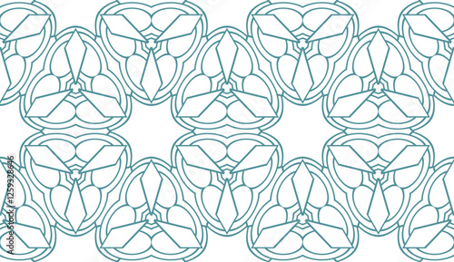Abstract geometric ornament. Beautiful seamless vector pattern. for Card, print, kerchief design, napkin.