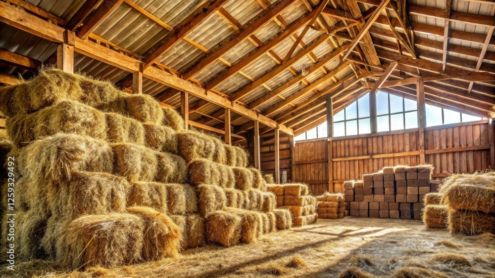 stacks of dry hay in rustic wooden barn interior on farm, farm products, hay stacks, farm products,hay stacks,agriculture,harvest stacks of dry hay in rustic wooden barn interior on farm, farm products, hay stacks, farm products,hay stacks,agriculture,harvest
