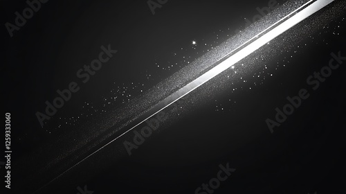 Wallpaper Mural Silver light streak, dark background Torontodigital.ca