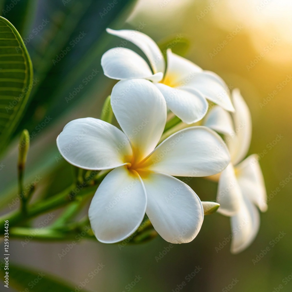 Fototapeta premium frangipani plumeria flower