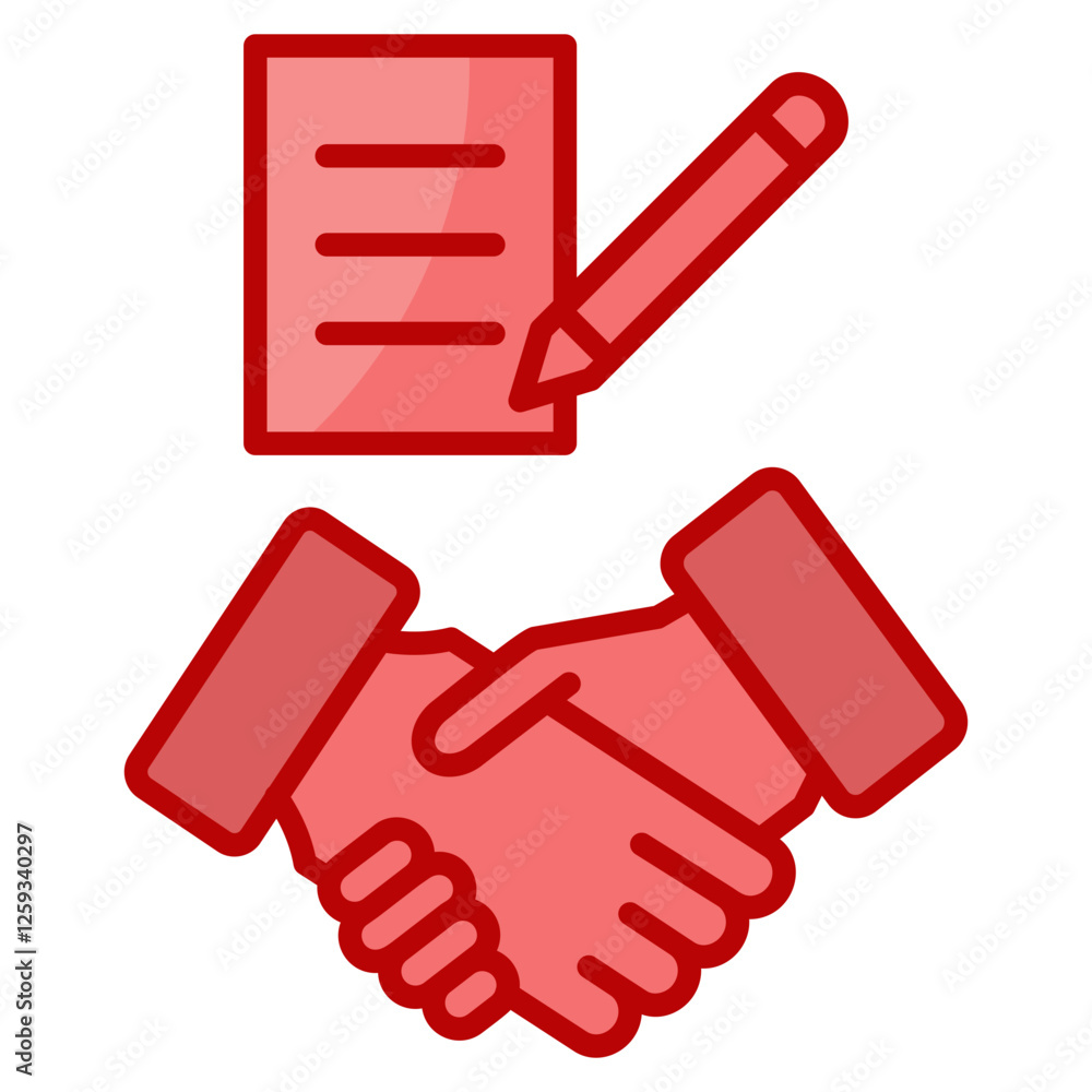 Contract Icon Element For Design Contract Icon Element For Design