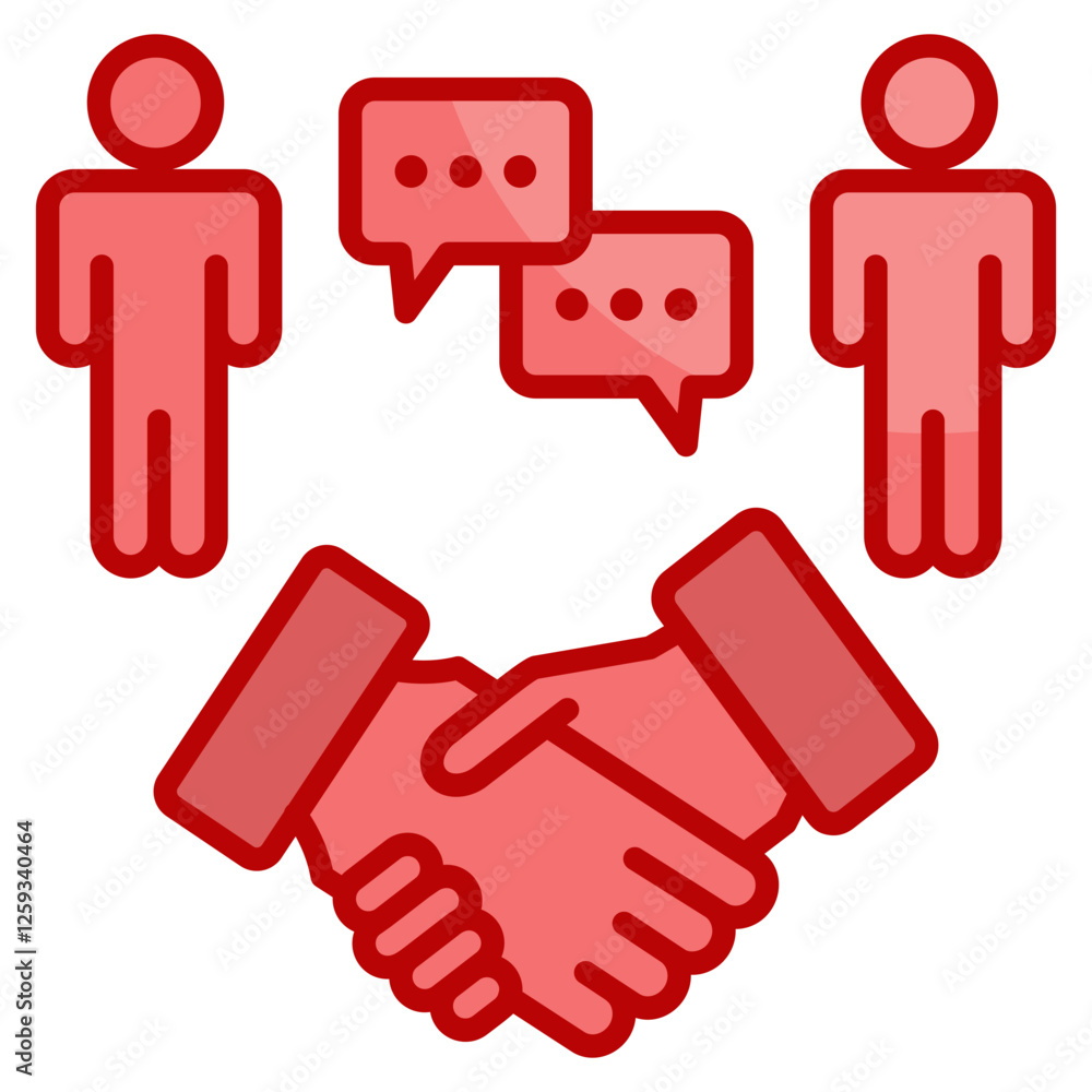 Negotiation Icon Element For Design Negotiation Icon Element For Design