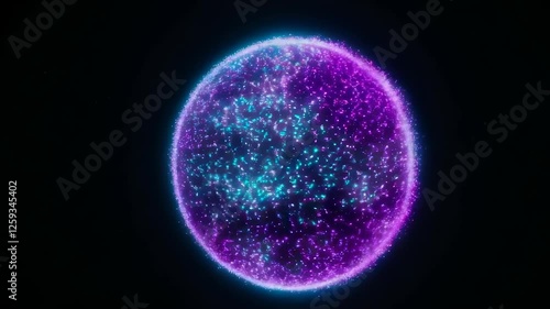 Glowing Orb in Space