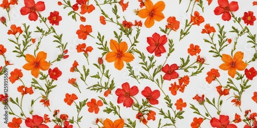 Small flowers pattern design texture background SD8