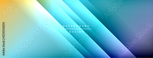 Dynamic shadow lines with gradient colors geometric background