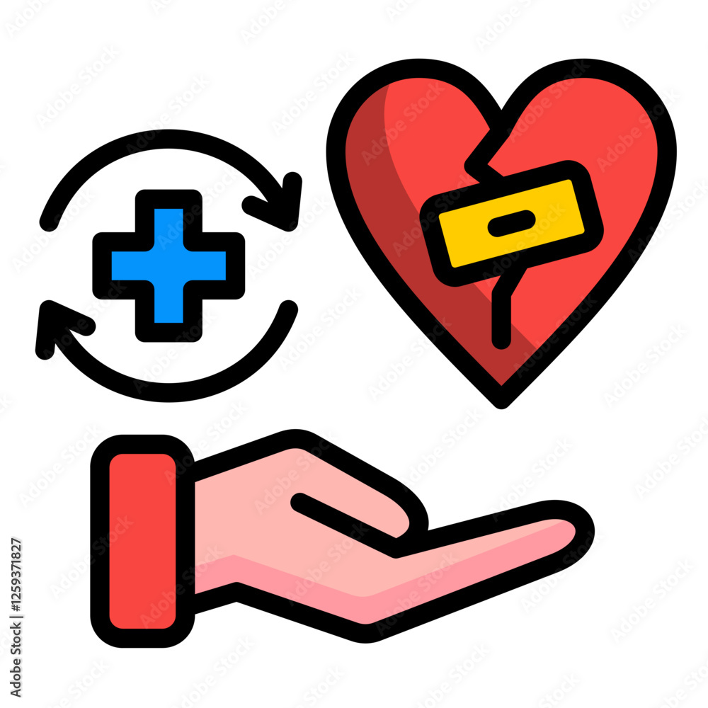 Obraz premium Emotional Healing Icon