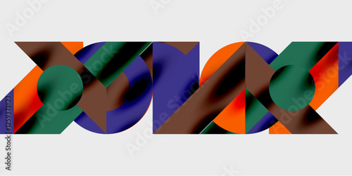 Vibrant abstract background circles with smooth gradients, creating a dynamic and modern design. Ideal for creative, tech, or contemporary-themed projects