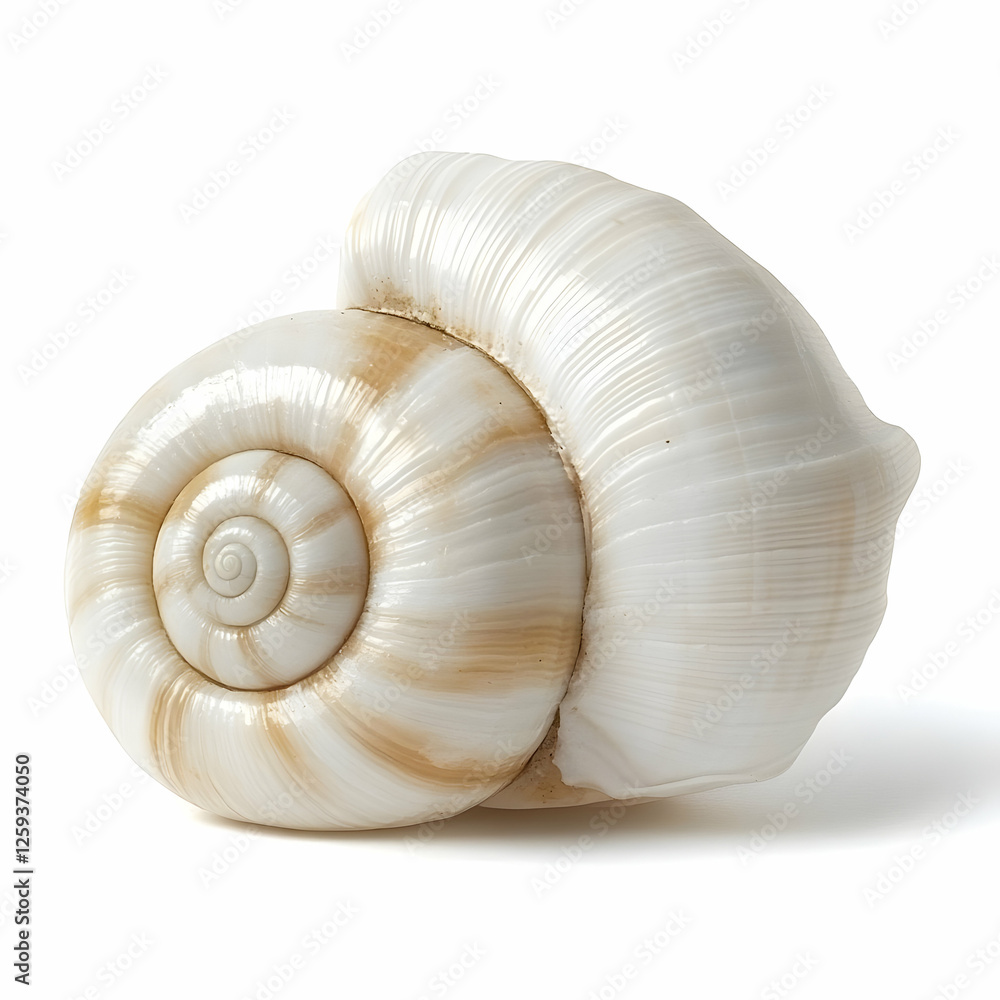 Seashell, spiral, ocean, white background, nature, d?cor Seashell, spiral, ocean, white background, nature, d?cor