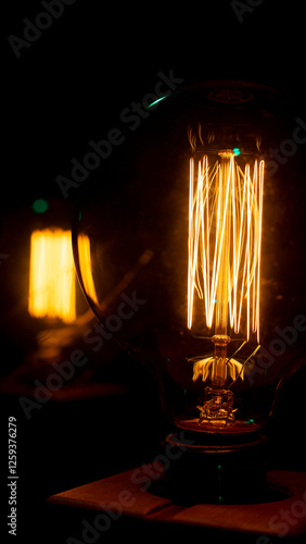lampara vinta ge, luz, lampara vintage