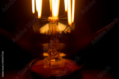 lampara vinta ge, luz, lampara vintage
