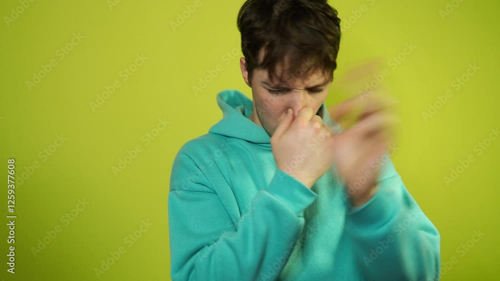 Headache and health problems in a young man. Headache and health problems in a young man.