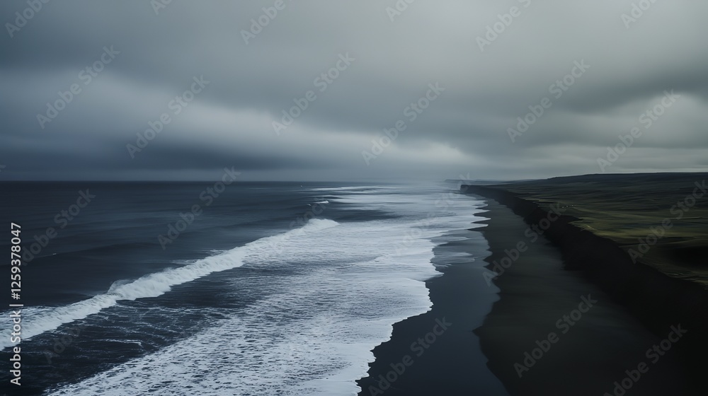 Fototapeta premium Minimalist composition with simple elements creating a clean and uncluttered visual