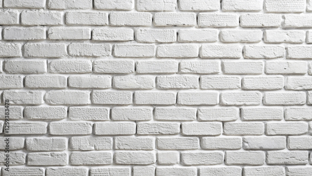 Obraz premium White brick wall product background