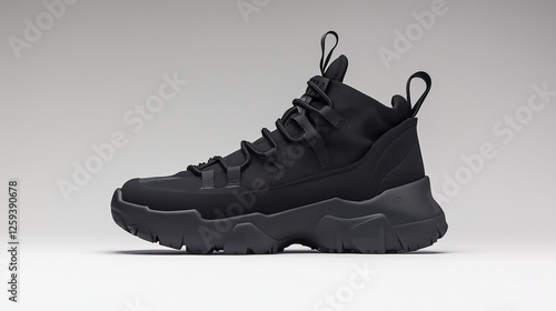 Black High Top Sneaker: A m...