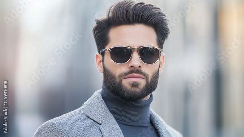 Confident Style: A handsome...