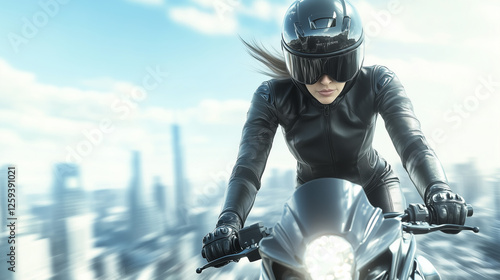 Urban Speedster: A woman in...