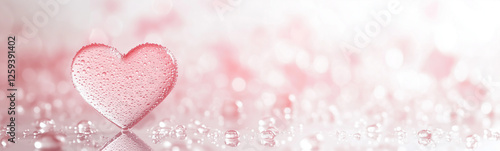 Pink Heart: A delicate, tra...