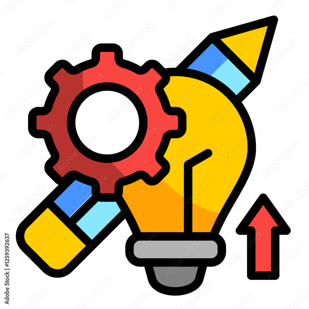 Fototapeta premium Design Thinking Icon