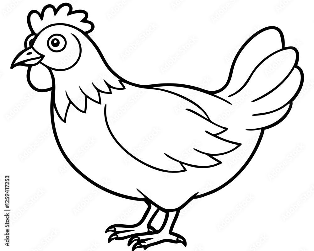 vector illustration of chicken vector illustration of chicken